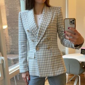 Double Breasted Textured Jacket Zara (XS) - WITH TAG